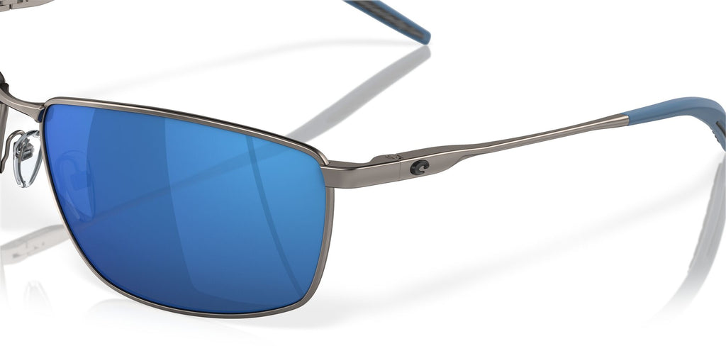 Costa del Mar Turret 06S6009 600908 63 Matte Dark Gunmetal / Blue Mirror 63 / Plastic / Titanium