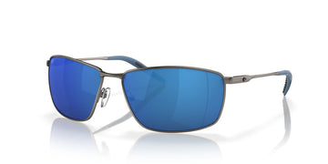 Costa del Mar Turret 06S6009 600908 63 Matte Dark Gunmetal / Blue Mirror 63 / Plastic / Titanium