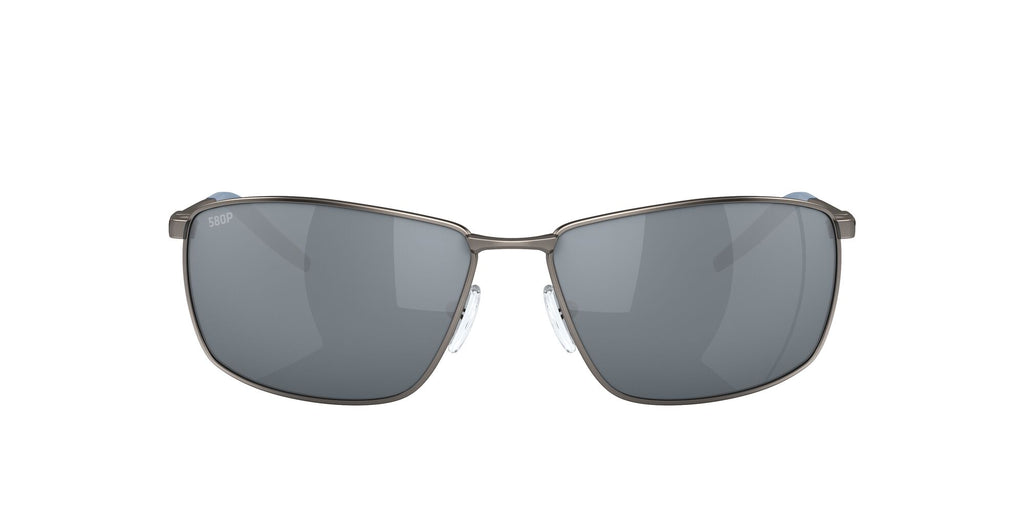 Costa del Mar Turret 06S6009 600909 63 Matte Dark Gunmetal / Gray Silver Mirror 63 / Plastic / Titanium