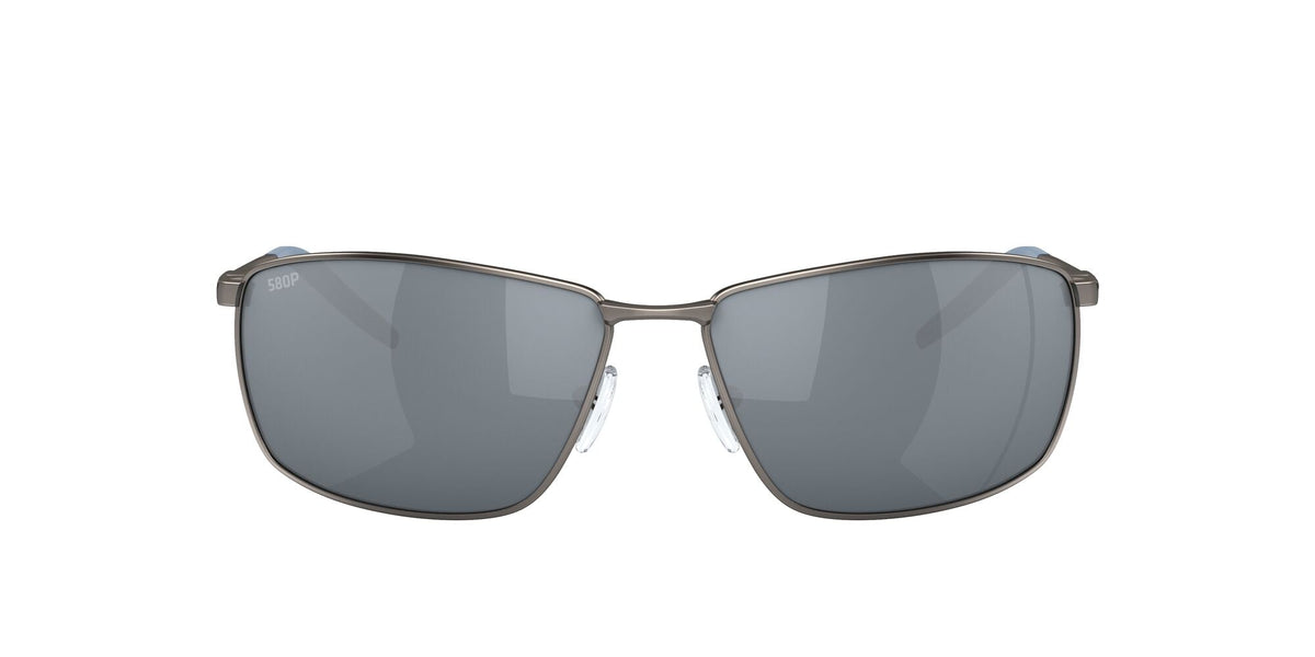 Costa del Mar Turret 06S6009 600909 63 Matte Dark Gunmetal / Gray Silver Mirror - Blue Star Eyewear