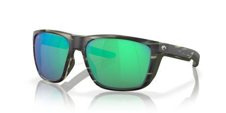 Costa del Mar Ferg 06S9002 900205 59 Matte Reef / Green Lens Mirror 59 / Lightwave Glass / Injected / Molded