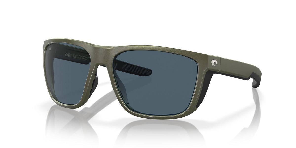 6S 9002 Costa Del Mar Ferg Moss Metallic / Gray 59 59 / Plastic / Plastic