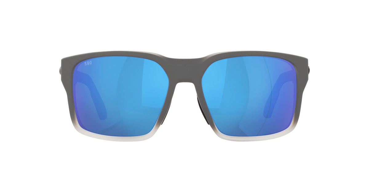 Costa Del Mar Tailwalker 277 Matte Fog Gray / Polarised In Blue Mirror 580G 56 / Crystal / Plastic