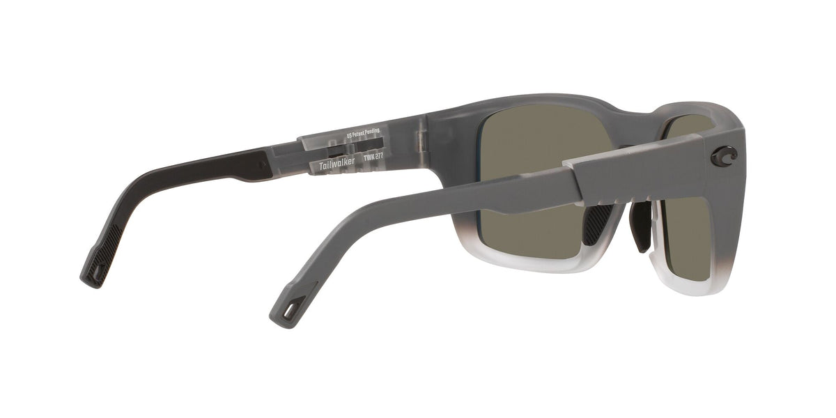 Costa Del Mar Tailwalker 277 Matte Fog Gray / Polarised In Blue Mirror 580G 56 / Crystal / Plastic