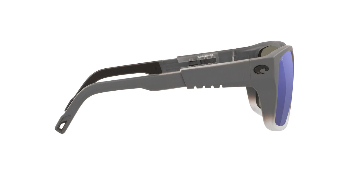 Costa Del Mar Tailwalker 277 Matte Fog Gray / Polarised In Blue Mirror 580G 56 / Crystal / Plastic