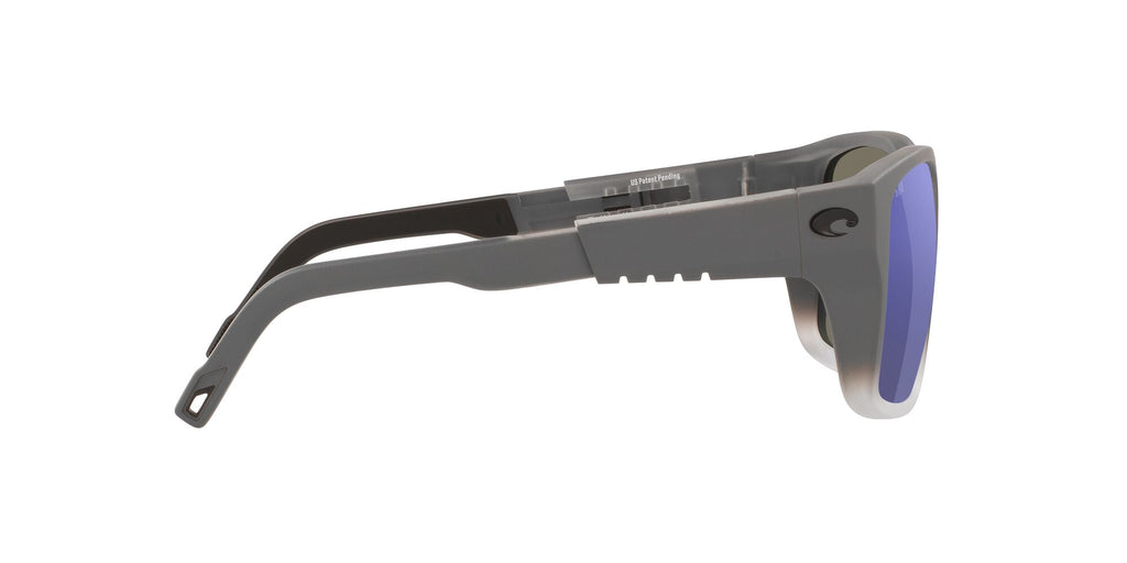 Costa Del Mar Tailwalker 277 Matte Fog Gray / Polarised In Blue Mirror 580G 56 / Crystal / Plastic
