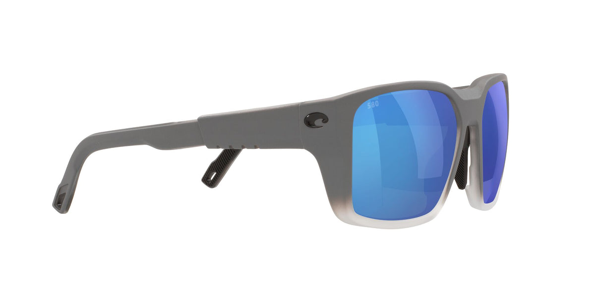 Costa Del Mar Tailwalker 277 Matte Fog Gray / Polarised In Blue Mirror 580G 56 / Crystal / Plastic