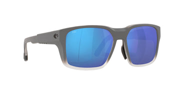 Costa Del Mar Tailwalker 277 Matte Fog Gray / Polarised In Blue Mirror 580G 56 / Crystal / Plastic