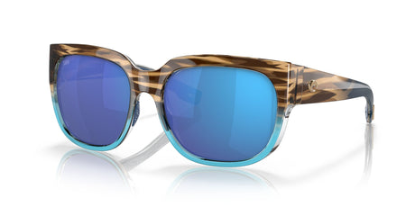 Costa del Mar Waterwoman 2 06S9004 900403 58 Shiny Wahoo / Blue Mirror 58 / Lightwave Glass / Injected / Injected