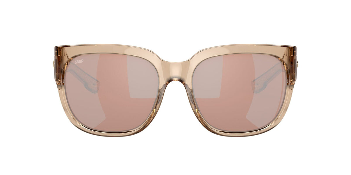 Costa del Mar Waterwoman 2 06S9004 900405 58 Shiny Blonde Crystal / Copper Silver Mirror - Blue Star Eyewear