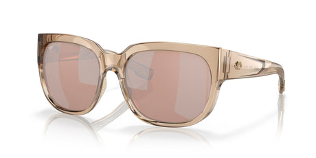 Costa del Mar Waterwoman 2 06S9004 900405 58 Shiny Blonde Crystal / Copper Silver Mirror 58 / Plastic / Plastic