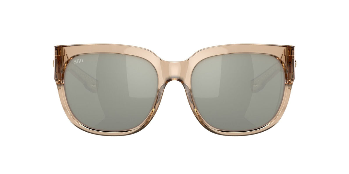 Costa del Mar Waterwoman 2 06S9004 900406 58 Shiny Blonde Crystal / Gray Silver Mirror - Blue Star Eyewear