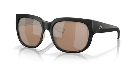 Costa del Mar Waterwoman 2 06S9004 900409 58 Matte Black / Copper Silver Mirror 58 / Lightwave Glass / Injected / Injected