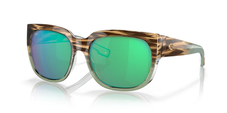 Costa del Mar Waterwoman 2 06S9004 900412 58 Shiny Ocean Jade / Green Lens Mirror 58 / Crystal / Plastic