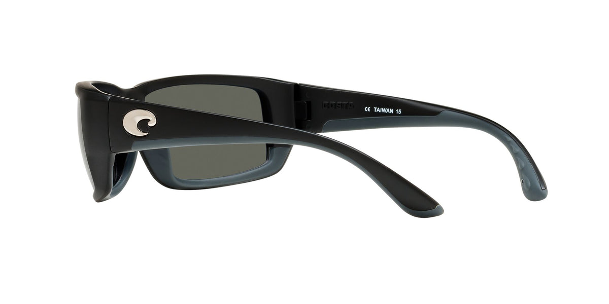 6S 9006F Costa Del Mar Fantail Omnifit Matte Black / Gray Silver Mirror 60 60 / Crystal / Plastic