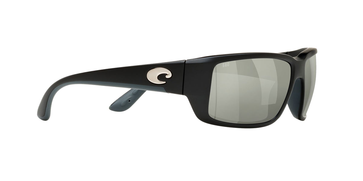 6S 9006F Costa Del Mar Fantail Omnifit Matte Black / Gray Silver Mirror 60 60 / Crystal / Plastic