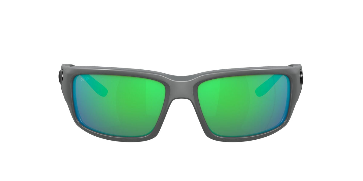 Costa del Mar Fantail 06S9006 900626 59 Matte Gray / Green Lens Mirror - Blue Star Eyewear