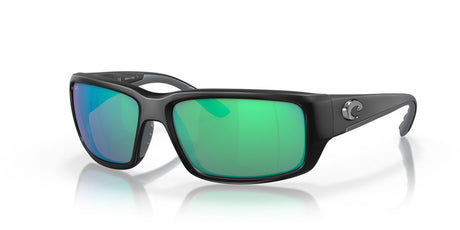 Costa del Mar Fantail 06S9006 900639 59 Matte Black / Green Lens Mirror 59 / Lightwave Glass / Injected / Molded