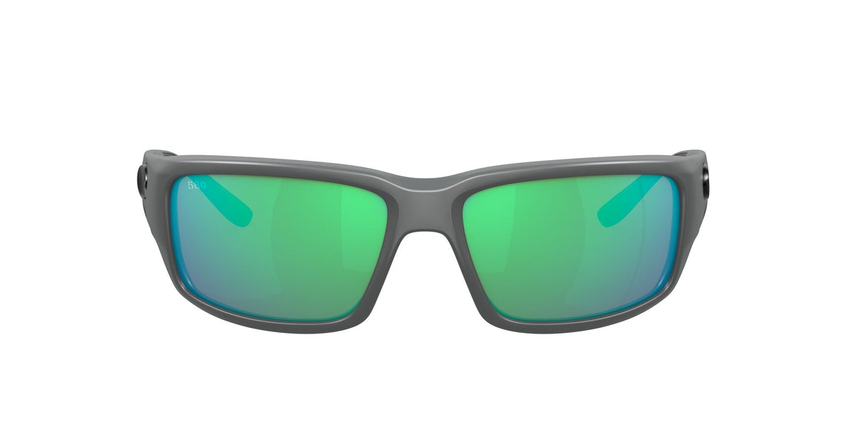Costa del Mar Fantail 06S9006 900652 59 Matte Gray / Green Lens Mirror - Blue Star Eyewear