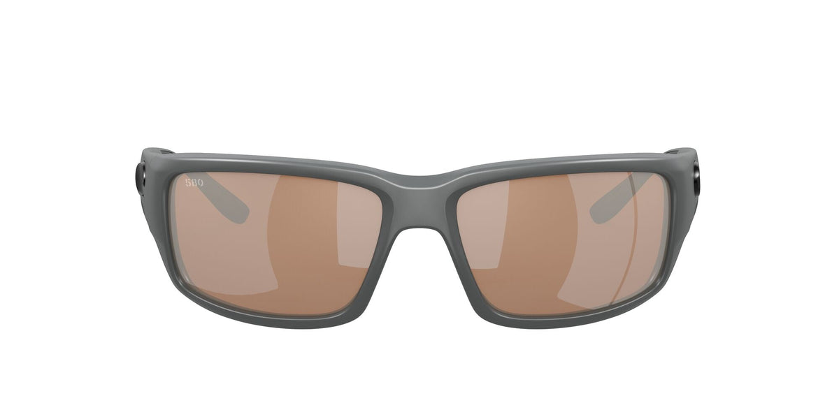 Costa del Mar Fantail 06S9006 900653 59 Matte Gray / Copper Silver Mirror - Blue Star Eyewear