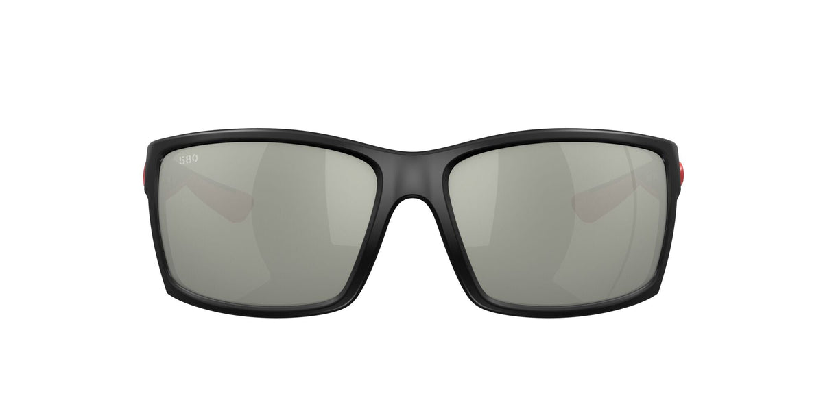 Costa del Mar Reefton 06S9007 900726 64 Race Black / Gray Silver Mirror - Blue Star Eyewear