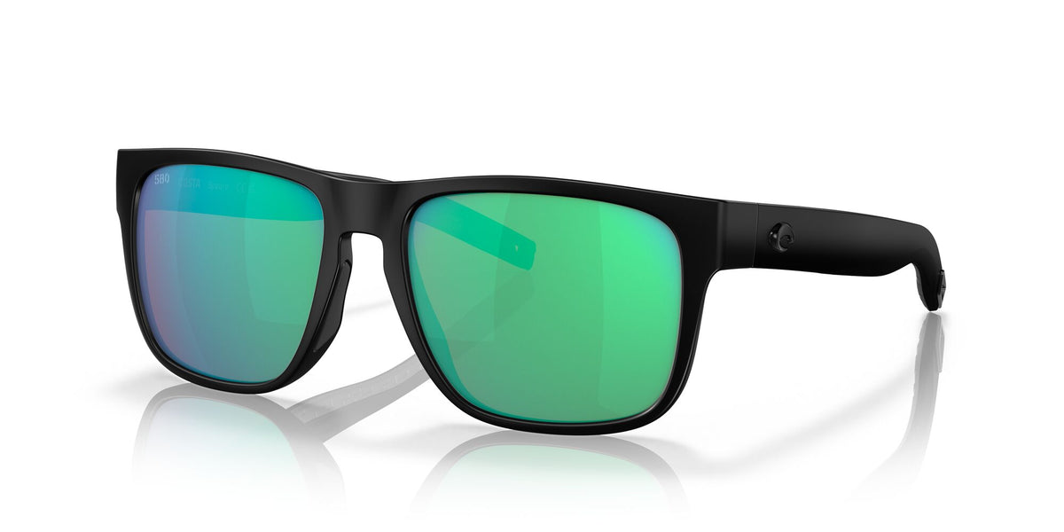 Costa del Mar Spearo 06S9008 900813 56 Blackout / Green Lens Mirror 56 / Lightwave Glass / Injected / Nylon