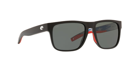 Costa Del Mar Spearo 408 Matte Usa Black / Polarised In Gray 580G 56 / Crystal / Plastic