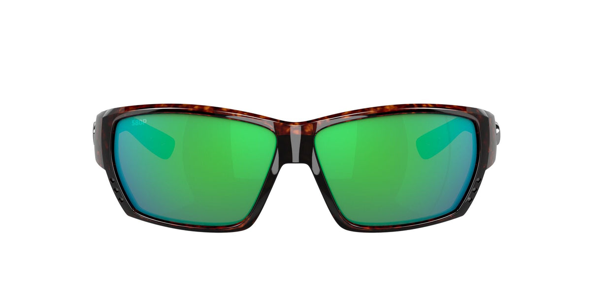 Costa del Mar Tuna Alley 06S9009 900908 62 Tortoise / Green Lens Mirror - Blue Star Eyewear