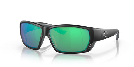 Costa del Mar Tuna Alley 06S9009 900928 62 Matte Black / Green Lens Mirror 62 / Lightwave Glass / Injected / Molded