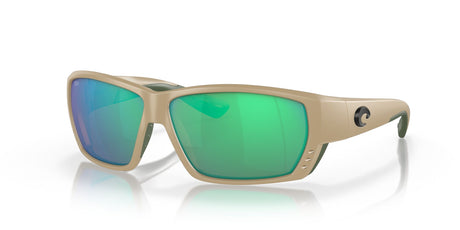 Costa del Mar Tuna Alley 06S9009 900936 62 Matte Sand / Green Lens Mirror 62 / Lightwave Glass / Injected / Molded