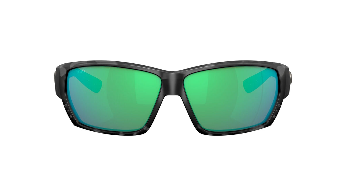 Costa del Mar Tuna Alley 06S9009 900959 62 Tiger Shark / Green Lens Mirror - Blue Star Eyewear