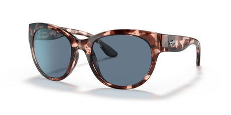 Costa del Mar Maya 06S9011 901102 55 Shiny Coral Tortoise / Gray 55 / Polycarbonate / Injected / Injected