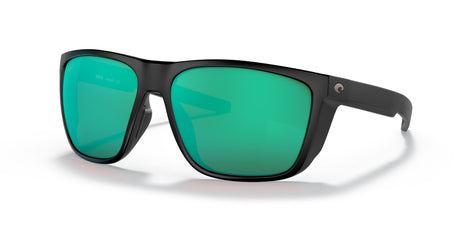 Costa del Mar Ferg Xl 06S9012 901206 62 Matte Black / Green Lens Mirror 62 / Plastic / Plastic