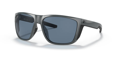 6S 9012 Costa Del Mar Ferg Xl Shiny Gray / Gray 62 62 / Plastic / Plastic