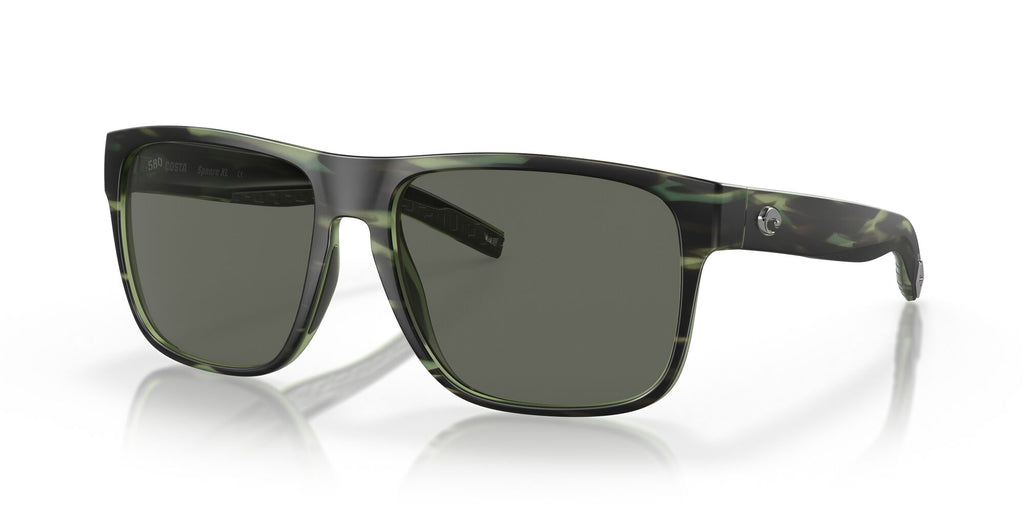 Costa Del Mar Spearo XL 253 Matte Reef / Polarised In Gray 580G 59 / Crystal / Plastic