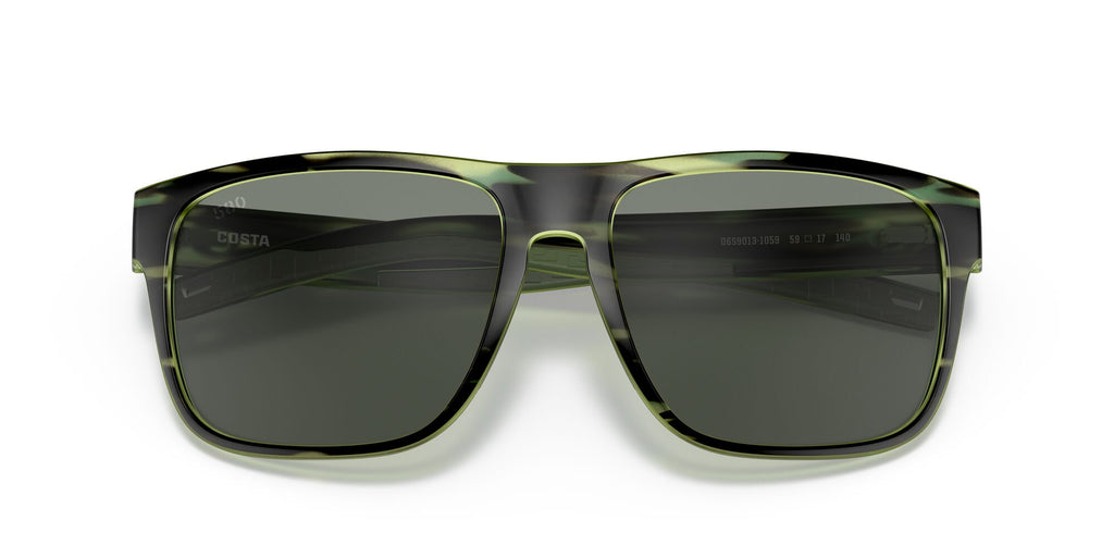 Costa Del Mar Spearo XL 253 Matte Reef / Polarised In Gray 580G 59 / Crystal / Plastic