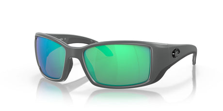 6S 9014 Costa Del Mar Blackfin Matte Gray / Green Mirror 62 62 / Crystal / Plastic