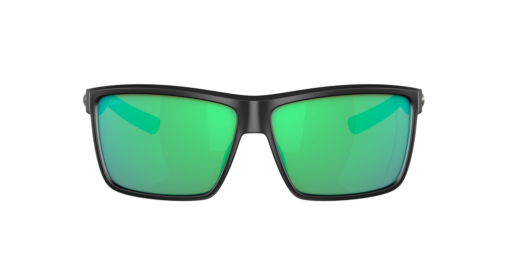 Costa del Mar Rinconcito 06S9016 901616 60 Matte Black / Green Lens Mirror 60 / Lightwave Glass / Injected / Molded