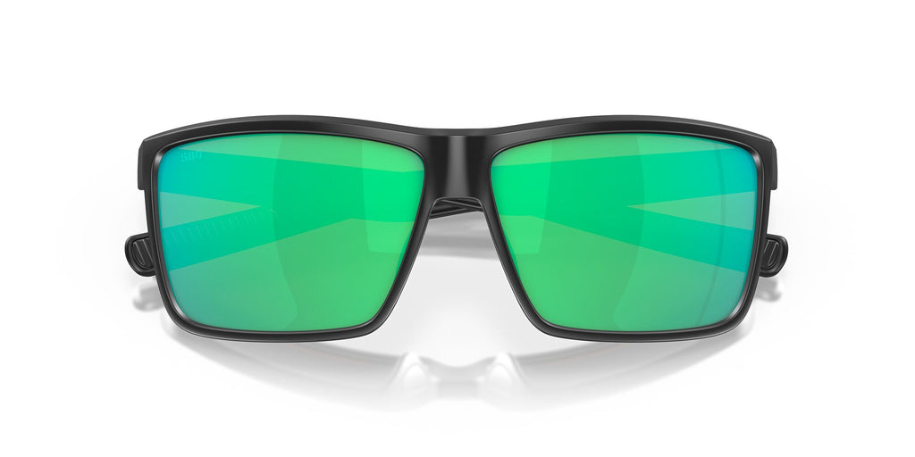 Costa del Mar Rinconcito 06S9016 901616 60 Matte Black / Green Lens Mirror 60 / Lightwave Glass / Injected / Molded