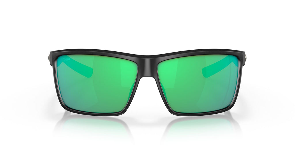 Costa del Mar Rinconcito 06S9016 901616 60 Matte Black / Green Lens Mirror 60 / Lightwave Glass / Injected / Molded