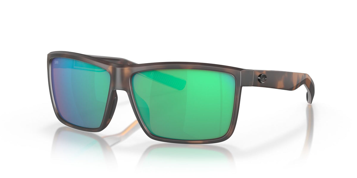 Costa del Mar Rinconcito 06S9016 901622 60 Matte Tortoise / Green Lens Mirror 60 / Lightwave Glass / Injected / Molded