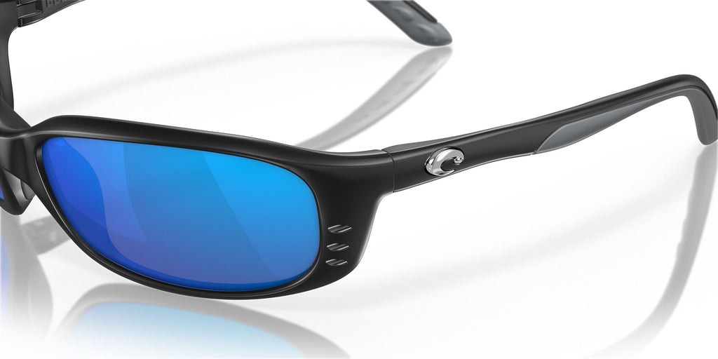 Costa del Mar Brine 06S9017 901714 59 Matte Black / Blue Mirror 59 / Lightwave Glass / Injected / Injected