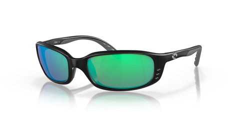 Costa del Mar Brine 06S9017 901716 59 Matte Black / Green Lens Mirror 59 / Crystal / Plastic