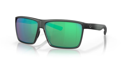 Costa del Mar Rincon 06S9018 901801 63 Matte Smoke Crystal / Green Lens Mirror 63 / Lightwave Glass / Injected / Injected