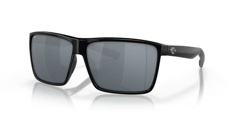 Costa del Mar Rincon 06S9018 901813 63 Shiny Black / Gray Silver Mirror 63 / Polycarbonate / Injected / Injected