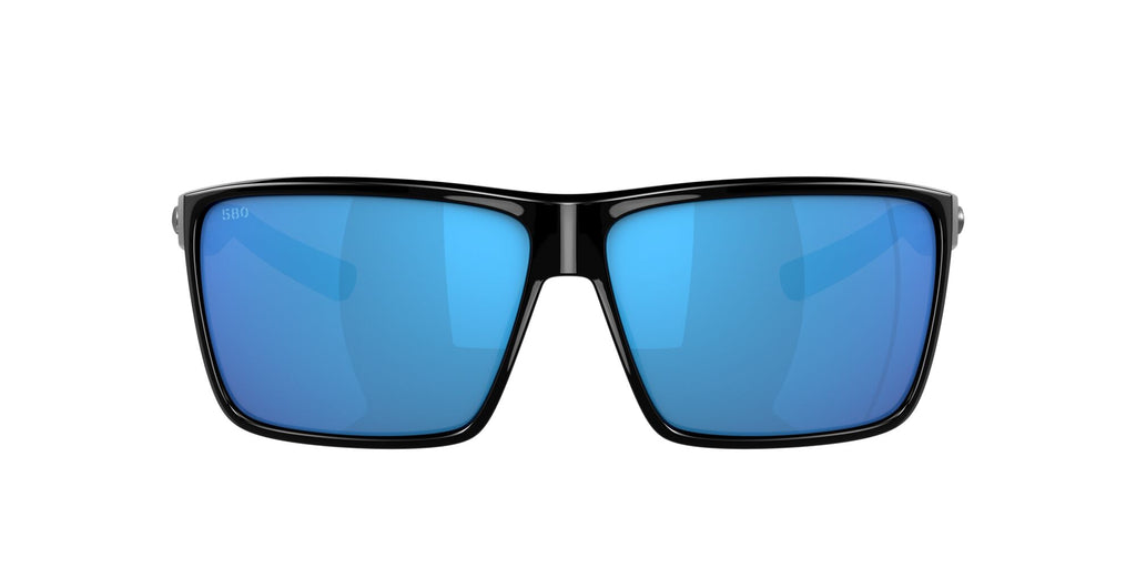 Costa del Mar Rincon 06S9018 901833 63 Shiny Black / Blue Mirror 63 / Lightwave Glass / Injected / Injected