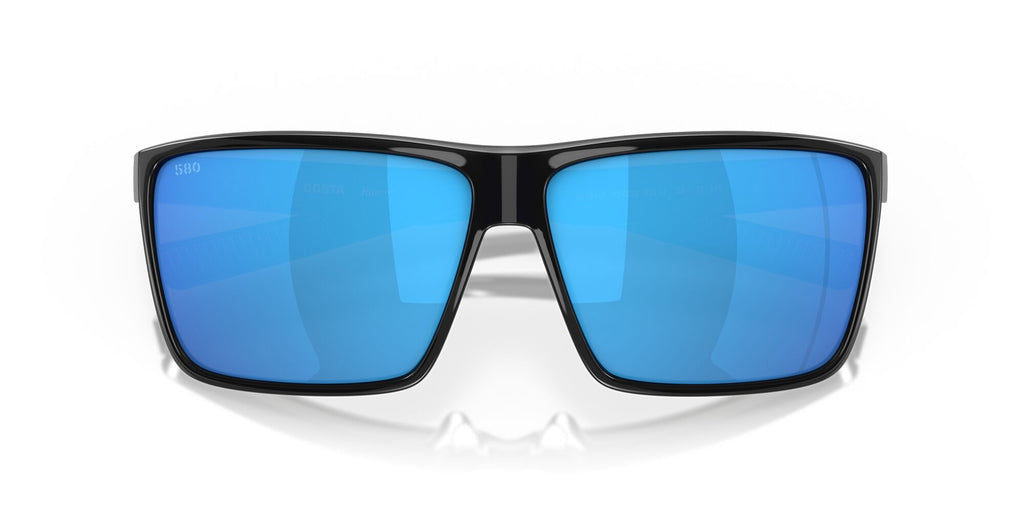 Costa del Mar Rincon 06S9018 901833 63 Shiny Black / Blue Mirror 63 / Lightwave Glass / Injected / Injected