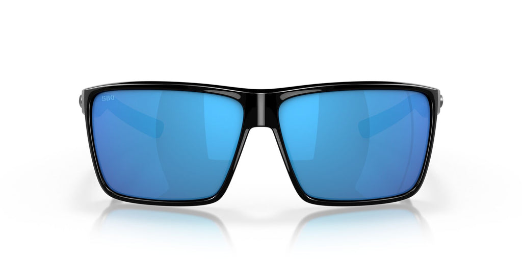 Costa del Mar Rincon 06S9018 901833 63 Shiny Black / Blue Mirror 63 / Lightwave Glass / Injected / Injected