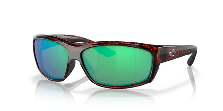 Costa del Mar Saltbreak 06S9020 902018 65 Tortoise / Green Lens Mirror 65 / Lightwave Glass / Injected / Molded