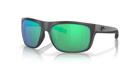 Costa del Mar Broadbill 06S9021 902136 61 Matte Gray / Green Lens Mirror 61 / Crystal / Plastic